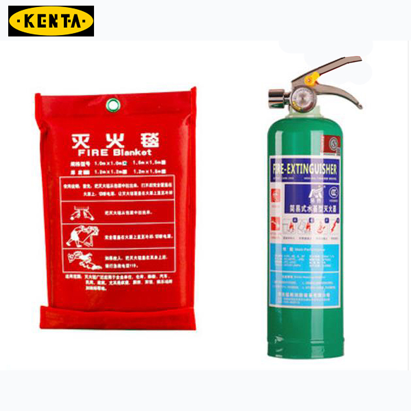 KENTA 1M*1M灭火毯、950ML水基灭火器 19-119-832