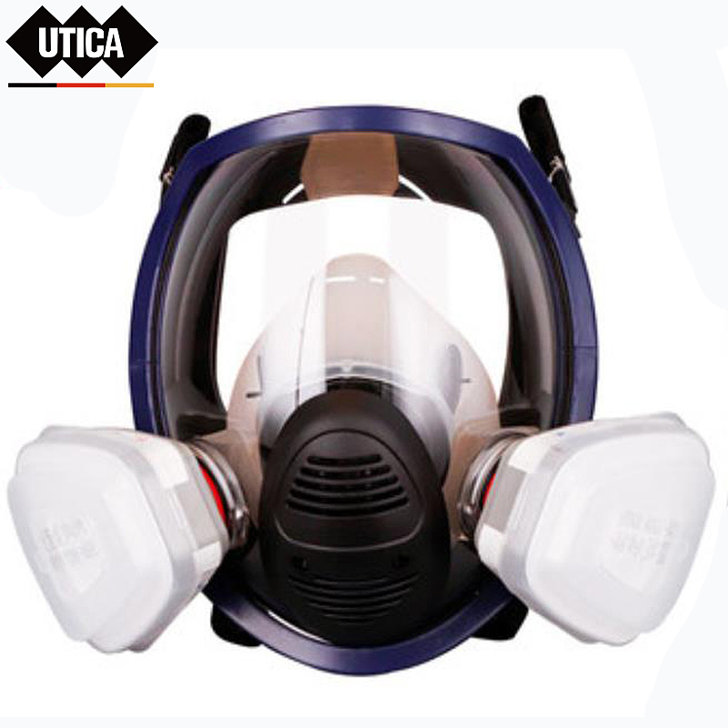 UTICA 全面罩带1号滤毒盒7件套(面罩×1、过滤盒×2、过滤棉×2、过滤盖×2) UT119-100-927