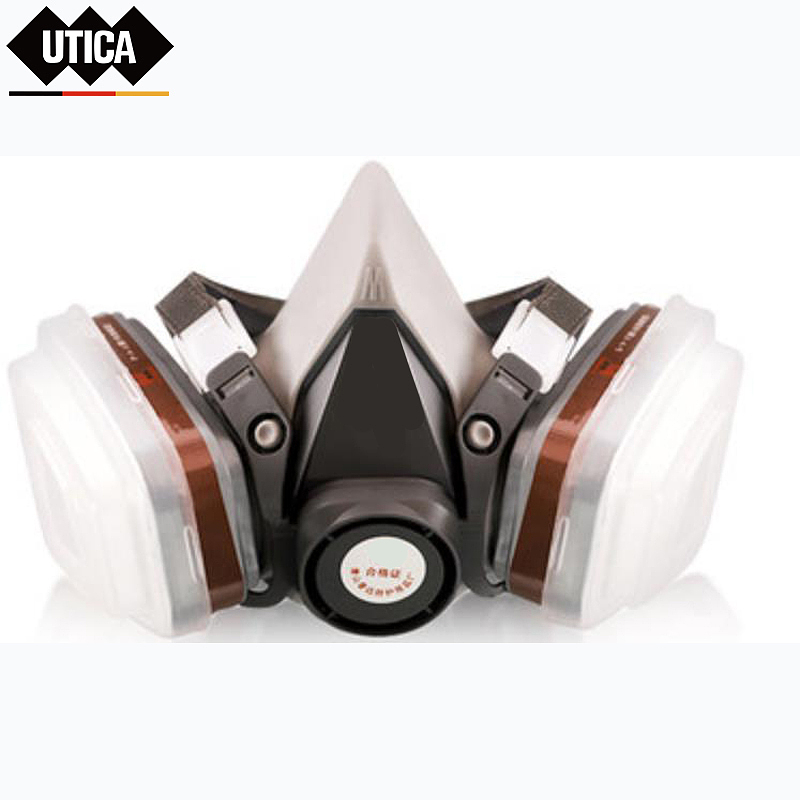 UTICA 半面罩7件套(410主体×1、过滤盒×2、过滤棉×14、过滤盖×4)、过滤棉×10、3号滤毒盒 UT119-100-913